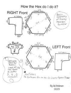 the instructions for how to make a hex diy do it paper craft project