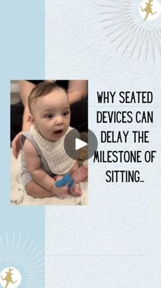 8K views · 4.2K reactions | Wondering when to introduce a seated play device to your little one? Maybe a not so popular opinion, but hear me out… | Little Roos Pediatric Therapy and Infant Wellbeing