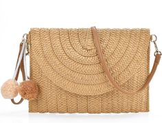 Raffia Woven Wicker Clutch Bag Straw Purse For Girls Summer Beach Crossbody Handbags Summer Clutch, Summer Purse, Straw Purse, Summer Purses, Women's Outfit Sets, Straw Clutch, Compact Bag, Crossbody Handbags, Rattan Bag