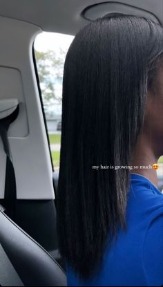 4b Straightened Hair, Relaxed Hair Aesthetic, Natural Flat Ironed Hair, 4c Straightened Hair, Straightened 4c Hair, Hairstyles For Relaxed Hair Black Women, Natural Hair Straight, My 25th Birthday, Healthy Black Hair