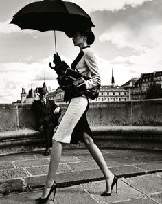 Parisienne Chic, Paris Chic, Foto Art, Pierre Balmain, 인물 사진, Look Vintage, Harper's Bazaar, Harpers Bazaar, Outfits Casual