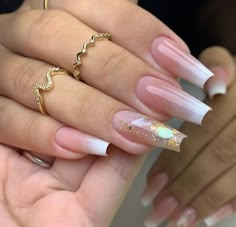 Types Of Nails, Long Acrylic Nails, False Nails, Beauty Salon, Cute Nails, Nail Care, Nail Art Designs