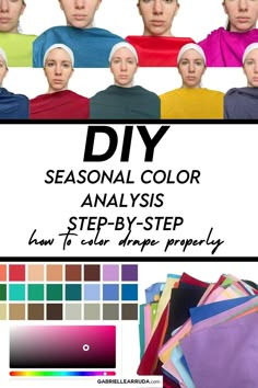 Color Theory Fashion, Color Analysis Test, Colour Wheel Theory, Theory Fashion, Color Analysis Summer, Light Spring Color Palette, Draping Techniques, Light Spring Colors