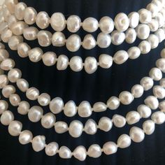 77-Inch White Cultured Pearl Necklace. Almost 6.5 Feet Long! One Very Long, Gorgeous Strand (No Clasp). Individually Knotted Between Each Pearl. Pearls Are A Lovely Creamy-White With Beautiful Luster. Each Pearl Is Approximately 0.25 Inches. Real Pearls! Host Pick For February 20 Classic & Cool Posh Party. Pearl Strand, Cultured Pearl Necklace, Posh Party, Real Pearls, Pearl Strands, Creamy White, Cultured Pearls, White Cream, Cream White