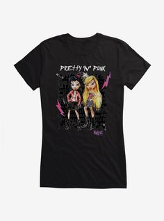 Bratz Pretty N Punk Cutout Girls T-Shirt Bratz Pretty N Punk