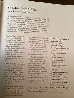 an open book with some type of text on it's page and the title in english