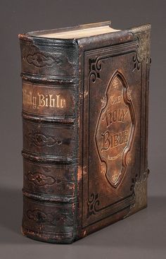 an old book with writing on the front and back cover that says, little bittie