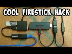 an amazon fire stick hack is shown with the words cool firestick hack on it