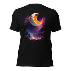 Discover the beauty of the cosmos with our Lunar Moon Orange Fusion Short Sleeve T-Shirt. This space-themed shirt is perfect for those who are fascinated by the celestial wonders of the night sky. Meticulously crafted with top-quality 100% combed and ring-spun cotton , this shirt offers both comfort and durability. The breathable fabric provides a relaxed fit for all-day wear, while the high-definition print captures the enchantment of the night sky. Available in multiple sizes, this tee is desi Moon Orange, Lunar Moon, The Night Sky, The Cosmos, Definition Prints, Night Sky, Cosmos, High Definition, Breathable Fabric