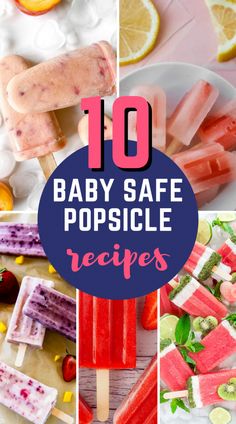 the top ten baby safe popsicle recipes