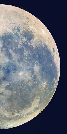 an image of the moon taken from space