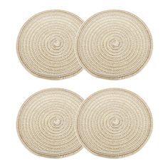 Document 1. Round braided placemats are one of the practical kitchen supplies in home life, and plays an important role in dining, cooking and other occasions. Choose the heat-insulating plate mat that suits your needs and style, which not only protects the tabletop, but also enhances the overall beauty of the kitchen and dining table.2. Round woven placemat is hand-woven from polyester, which feels soft and comfortable, has exquisite weaving craftsmanship, is wrinkle-resistant, folds seamlessly, and is easy to store.3. The round table mats for dining table have excellent non-slip insulation, which can protect your dining table, desk or counter from high temperature damage, and also from spills.4. The non-slip placemat provides bright colors and a modern look to give your table a new look. Round Washable Placemats, The Practical Kitchen, Braided Placemats, Dining Table Desk, Woven Placemat, Kitchen And Dining Table, Thanksgiving Dinner Table, Yellow Sign, Round Table Mats