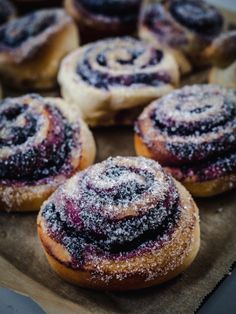 some very tasty looking pastries on a tray