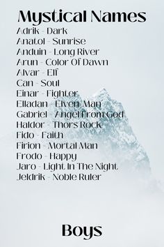 a poster with the names of musical names in front of a snow covered mountain range