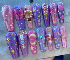 Art Nail Designs, Nail Designs Ideas, La Nails, Diva Nails, Birthday Nails, Beautiful Nail Art