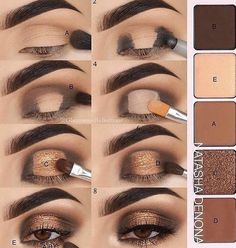 Brows Tutorial, Teknik Makeup, Matte Eye Makeup, Eyeshadow Tutorial For Beginners, Bronze Eye Makeup, Natural Eye Makeup Tutorial, Mekap Mata, Dark Eye Makeup, Prom Eye Makeup