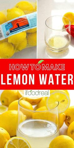 Boil Lemons, Water Health Benefits, Water Challenge