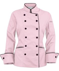 uniform Chef Jackets Women, Women Office Blouse, Chef Jackets Design, Chef Dress, Black Chef, Chef Coats, Coleslaw Dressing, Chef Styles, Restaurant Uniforms