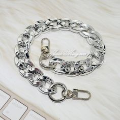 `✿' Quantity : 1 piece `✿' Acrylic Size: 3.5x4cm `✿' Length : 40cm/ 60cm/ 80cm/ 120cm (include buckle length) If you need the purse chain in other length, please let me know, we can tailor made for you. ☆-----------------♫---------♫--------------☆ All orders, We use special line to your destination to help avoid Custom Duty, shipping time is around 10-15 days.(dependent upon customs and the postal system). Feel free to contact us if you couldn't find what you're looking for in our store. We'll be more than happy to help you. Express shipping by DHL is also available. We will choose the best ones for you before send out. Your satisfaction is very important to me. Please contact me if you need large quantity.  Thank you for your interest and I wish you a nice day. ☆-----------------♫-------- Handbag Making, How To Make Handbags, Handbag Straps, Shoulder Handbag, Shoulder Handbags, Purses And Handbags, Are You The One, 1 Piece, Let Me