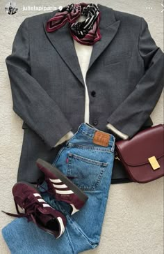 Mode Style Anglais, Looks Adidas, Samba Outfit, Looks Jeans, Outfit Chic, Mode Casual, 가을 패션