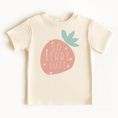 So Berry Cute Toddler Shirt Strawberry Shirt Adorable Infant - Etsy Baby Shirt Design, New Baby Announcement, Strawberry Shirt, New Baby Announcements, Take Home Outfit, Aesthetic Shirts, Baby Outfit, Bday Ideas, Home Outfit