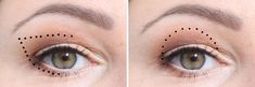 Hooded Eye Shadow, Makeup Capsule, Learning Makeup, Makeup For Hooded Eyelids, Makeup For Hooded Eyes, Hooded Eyelids, Face Cake, Shimmery Eyeshadow