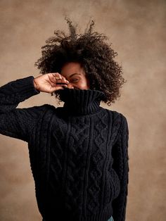 Saw this on Banana Republic: Styled Outfits, Chunky Turtleneck Sweater, Vintage Suede Jacket, Oversized Turtleneck Sweater, Cable Knit Turtleneck Sweater, Oversized Turtleneck, Ribbed Turtleneck Sweater, Fisherman Sweater, Large Sweaters