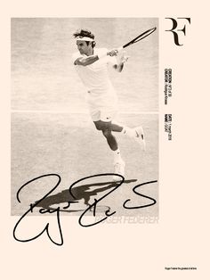 a man swinging a tennis racquet on top of a tennis court in black and white