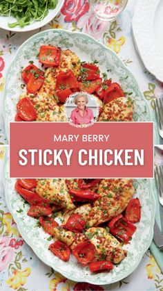 Mary Berry Sticky Chicken Chicken Nutrition Facts, Mary Berry Cooks, Sticky Chicken Recipe, Strawberry Pavlova, Mary Berry Recipe, Honey And Soy Sauce, Sticky Chicken, Flavorful Dinner