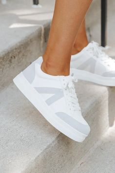 MIA Astra White Sneakers - Magnolia Boutique Athleisure Looks, Platform Design, Casual Outfit Inspiration, Outfit Ideas For Women, Fall Clothes, White Sneakers, Endless Possibilities, Accessories For Women, Perfect Outfit