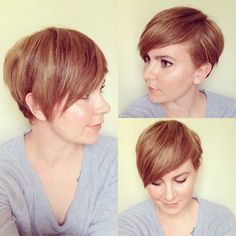 Love Very Short Hairstyles For Women, Very Short Hairstyles, Cute Short Haircuts, Pixie Hair, Long Pixie, Very Short Hair, Hair Starting, Michelle Williams, Happy Hair