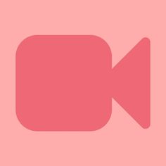 a pink square with an arrow pointing to the right on a light pink background that is rectangleed in half