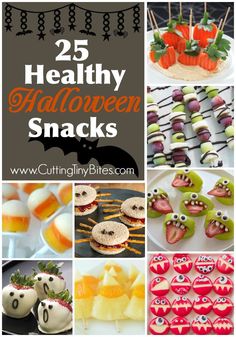 25 healthy halloween snacks for kids and adults