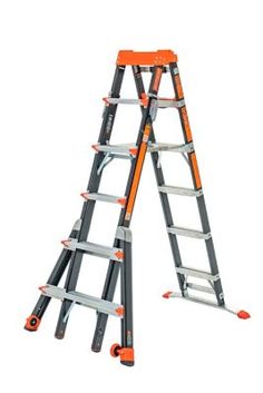 a ladder that is being used to climb