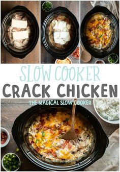 slow cooker crock chicken is the perfect meal to make