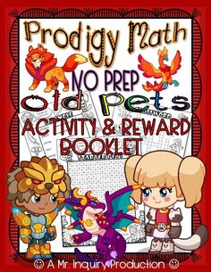 an activity and reward booklet for kids to practice their math skills