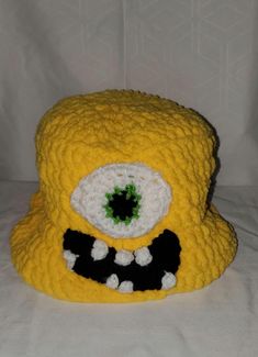 Subtronics bucket hat fits around 23 to 24 inch head.. Hand made hat Yellow Brimmed Bucket Hat, Fun Yellow Brimmed Bucket Hat, Yellow Brimmed Bucket Hat, Fun Style, Bucket Hat Fits, Hat Fits, From Santa, Bucket Hats, Caps Hats, Bucket Hat