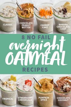 8 no - fail overnight oatmeal recipes