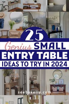 Small Entryway Table Decor Ideas Front Entrance Table Decor, Small Entryway Ideas Apartment, Entryway Console Decor, Small Entryway Table Decor, Small Foyer Ideas Entryway, Small Foyer Ideas, Entryway Ideas Modern, Foyer Table Decor, Small Entry Tables