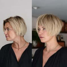 Micro Bob Back View, Boxy Bob Haircut, Womens Short Hair 2024, Lip Length Bob, Short Choppy Bob For Fine Hair, Short Choppy Bob With Bangs, Choppy Short Bob, Short Choppy Bob Hairstyles, Very Short Bob Haircuts