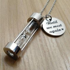 Hey, I found this really awesome Etsy listing at https://www.etsy.com/listing/660238041/until-we-meet-again-necklace-memorial Cremation Ashes Ideas, Pewter Casting, Ashes Jewelry Cremation, Ash Jewelry, Until We Meet Again, Pet Keepsake, Ashes Necklace, Cremation Necklaces, Car Key Ring