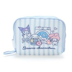 Fit all of your coins and dryer sheets with this laundry-themed Sanrio mesh pouch! It is made with a super soft material, making it perfect for your keepsakes. Carry around your favorite trinkets with Sanrio! Measures 8" x 7" x 4". Official Sanrio item, imported from Japan. Sanrio Summer, Mini Laundry, Sanrio Bag, Sanrio Store, Mesh Pouch, Sanrio Japan, Jay Jay, Merch Ideas, Netflix Free