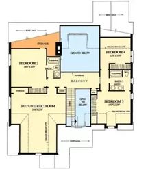 the floor plan for this house is very large