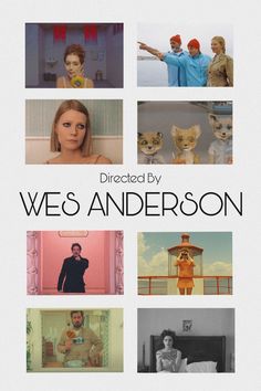 the poster for directed by wes anderson