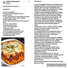 the recipe for spaghetti sauce is shown in this article