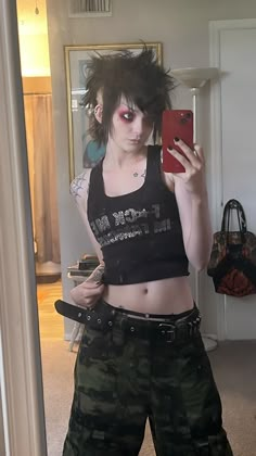 Estilo Punk, Fit Ideas, Hair Reference, Alternative Outfits, Hair And Makeup, Hair Dye, Fashion Outfit