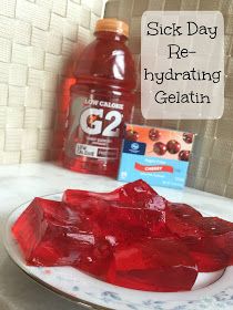 Always, Katie: Sick Day Rehydrating Gelatin Eat When Sick, Sick Food, Sport Nutrition, Sick Day, Cold Remedies, Diy Health, Ruffle Shirt