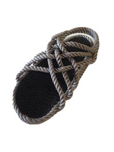 Rope sandals Gray with black sole Mens size 11 medium width vegan Rope Sandals, Mens Sandals, Size 13, Size 12, Sandals, Grey, Quick Saves, Black