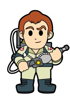 Wear this Ray Stantz Ghostbusters Chibi t-shirt as part of a costume or casual clothing. Ghost Busters Art, Ghostbusters Stay Puft, Catwoman Comic, Ghost Cartoon, The Real Ghostbusters