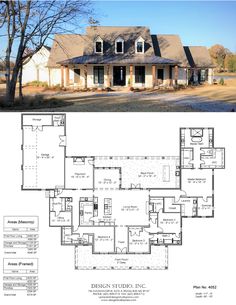 the floor plan for this ranch house